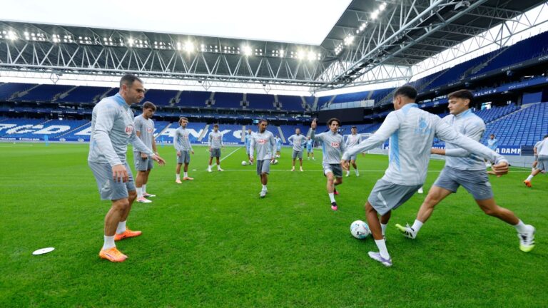 El Espanyol prepara el Real Oviedo - Espanyol en el RCDE Stadium