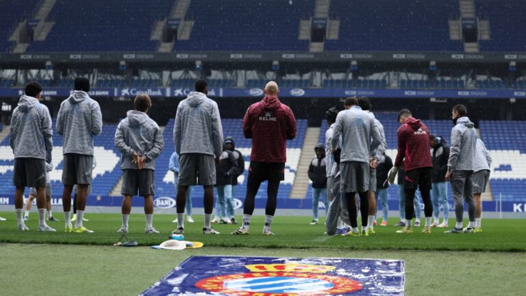 El Espanyol termina de preparar el partido ante el RCD Mallorca en el RCDE Stadium