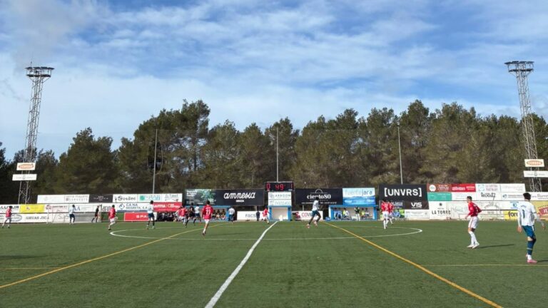 El Espanyol B jugó ante la SD Ibiza en el Municipal de Sant Rafael