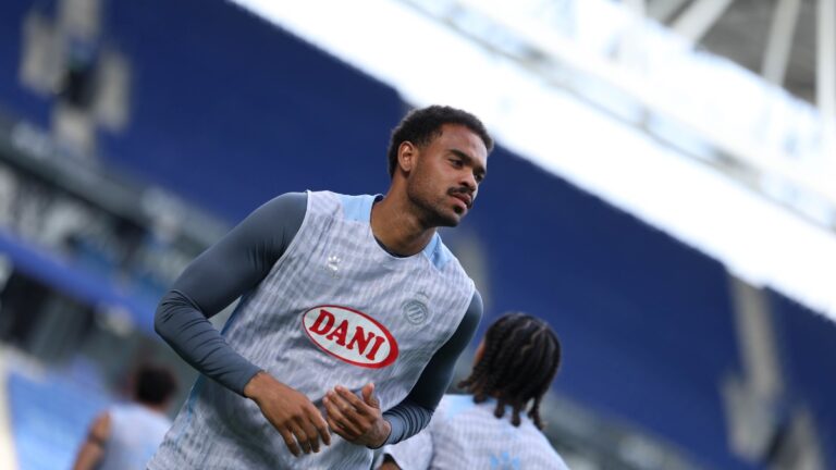 Cyril Ngonge no ampliará su continuidad con el Espanyol Cyrli Ngonge, en el RCDE Stadium