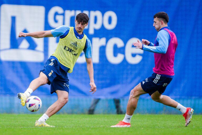 Oier Luengo lleva 40 partidos con la camiseta del Real Oviedo