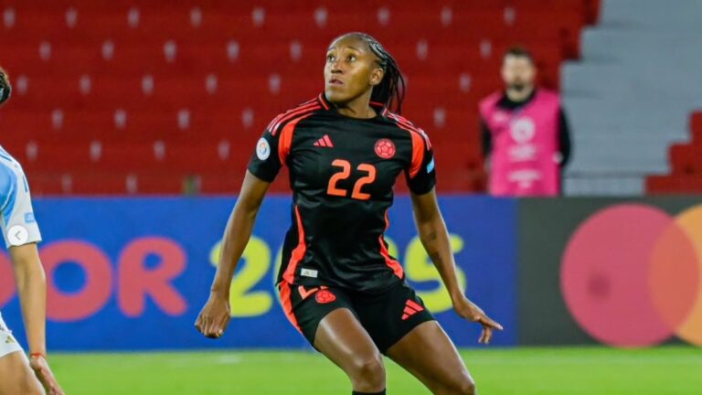 Daniela Caracas disputó el partido completo de las semifinales de la CONMEBOL Colombia - Argentina