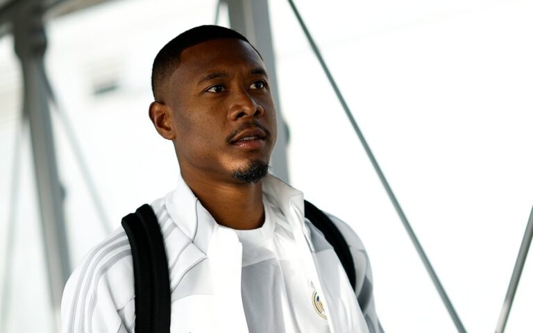 David Alaba, en un viaje con el Real Madrid