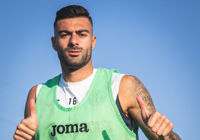 Diego Rico, durante una pretemporada con el Getafe CF