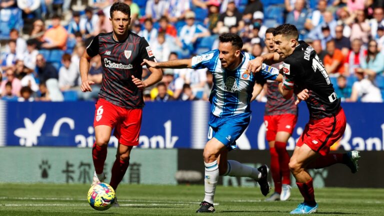Edu Expósito tuvo minutos en el último Espanyol - Athletic Club disputado en el RCDE Stadium