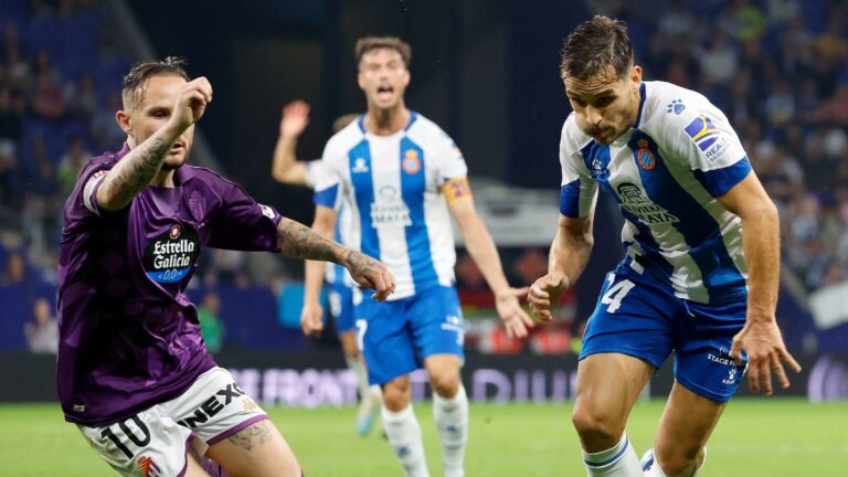 Brian Oliván disputó el último Espanyol - Real Valladolid en el RCDE Stadium