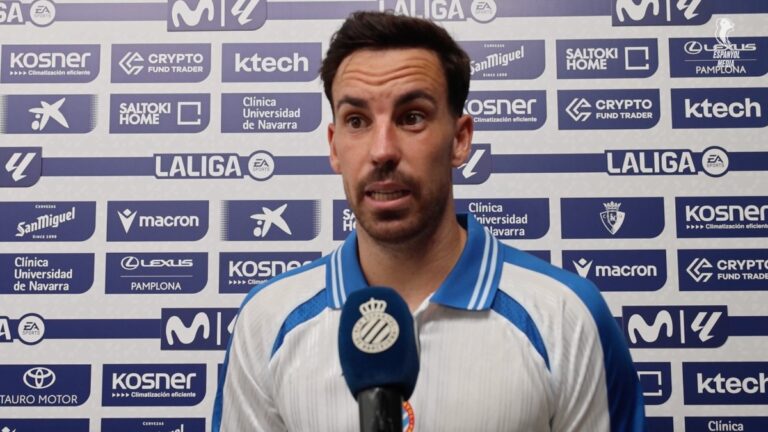 Edu Expósito, protagonista después del CA Osasuna - Espanyol