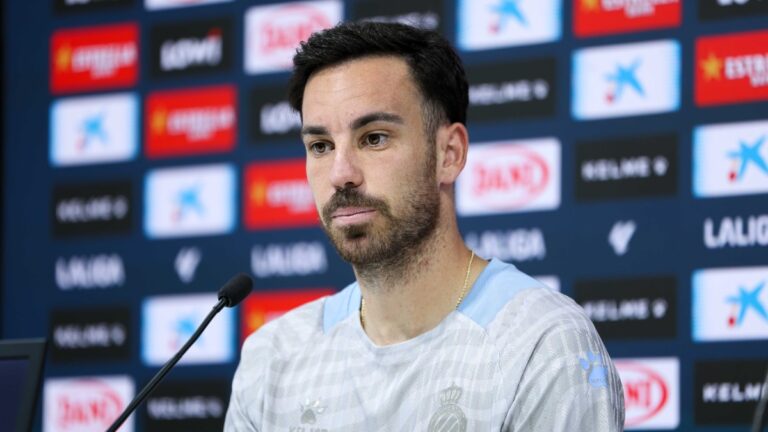 Edu Expósito, en la previa del Espanyol - Real Sociedad