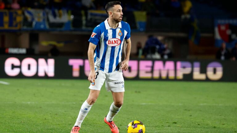 Edu Expósito volvió a jugar con el Espanyol