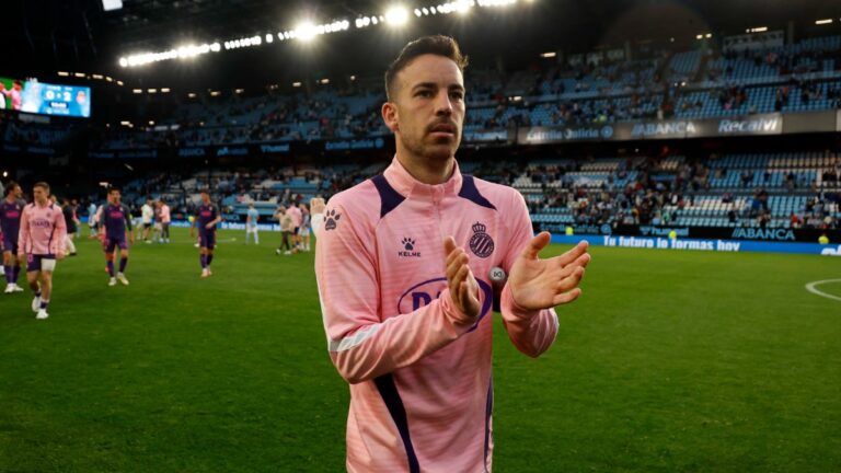 Edu Expósito fue titular en Balaídos