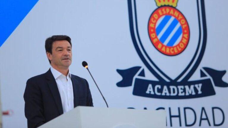 Eloy Pérez atendió a 'El 1900' en la previa del Espanyol - Real Oviedo