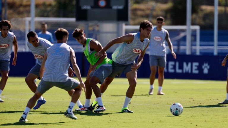 El Espanyol empieza a preparar el partido ante el RCD Mallorca en la CE Dani Jarque