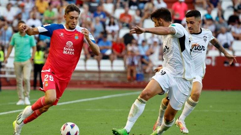 El Espanyol rascó un empate en la primera jornada liguera de su visita al Albacete Balompié