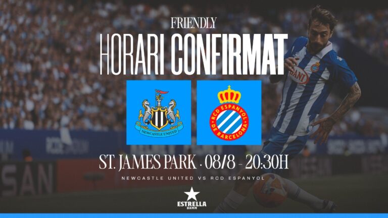 El Espanyol cerrará la pretemporada ante el Newcastle