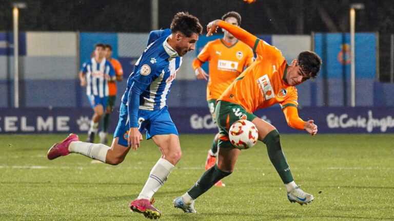 El Espanyol B jugó entre semana su partido aplazado ante el Valencia Mestalla