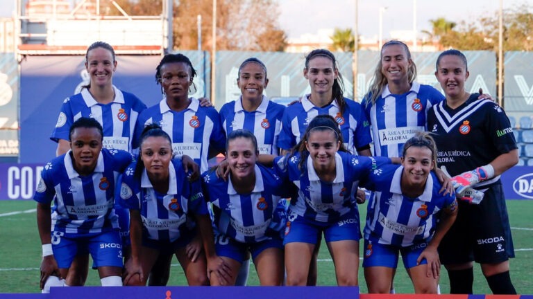 El once que presentó el Espanyol Femenino