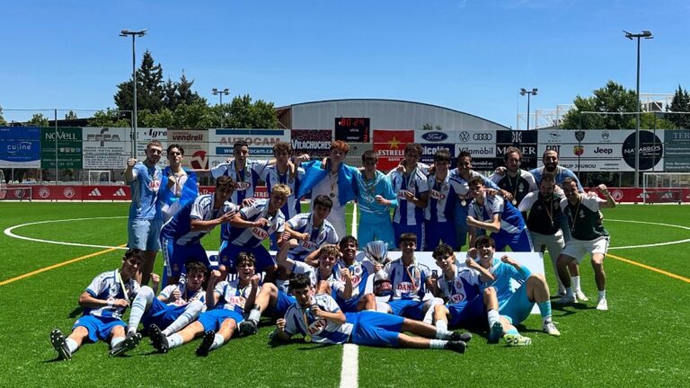El Cadet S16 gana 1-3 al FC Barcelona en Vilafranca del Penedès en la Copa Catalunya