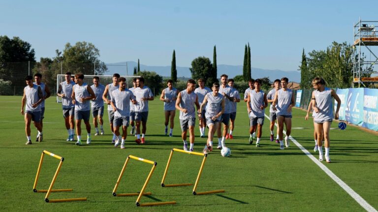 El Espanyol ya entrena en las instalaciones deportivas de Navata
