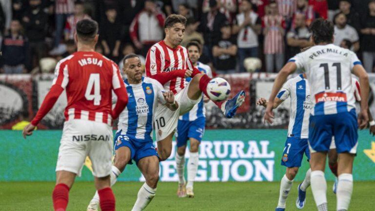 El Espanyol cayó derrotado en la primera vuelta ante el Sporting de Gijón