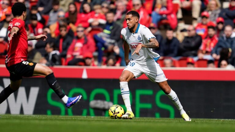 Charles Pickel conoce su segundo castigo por la expulsión de Son Moix Charles Pickel, titular en el RCD Mallorca - Espanyol