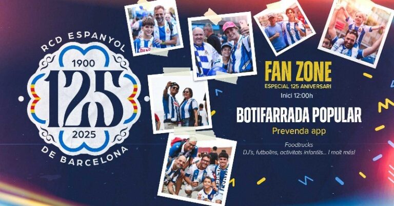 El Espanyol presenta la programación del Espanyol - Elche CF como previa del 125 aniversario