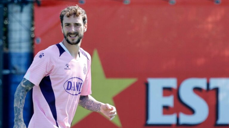 Fernando Calero prepara en la CE Dani Jarque el partido ante el CD Leganés
