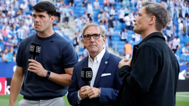 Fran Garagarza habló para DAZN en el Espanyol - Las Palmas