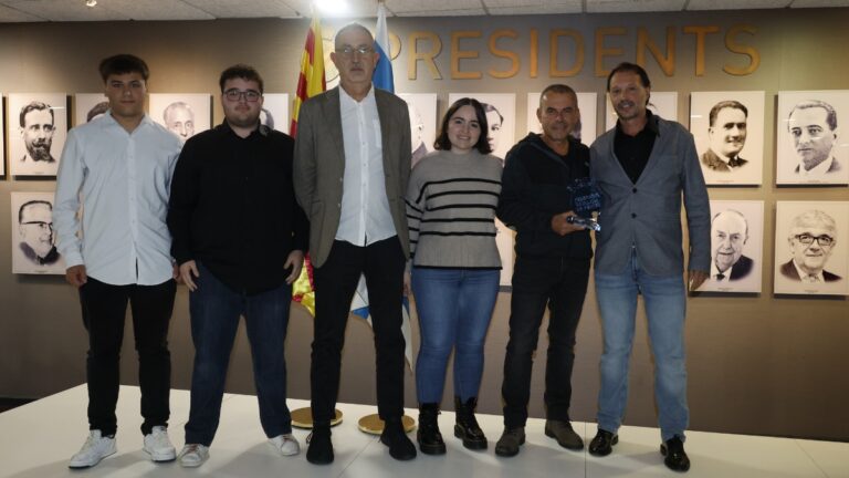 'El 1900' fue galardonado por la promoción de penyes del Espanyol