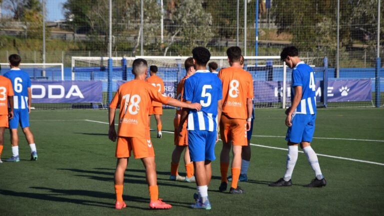 El Juvenil B del Espanyol no pasó del empate en el feudo de la EF Gavà