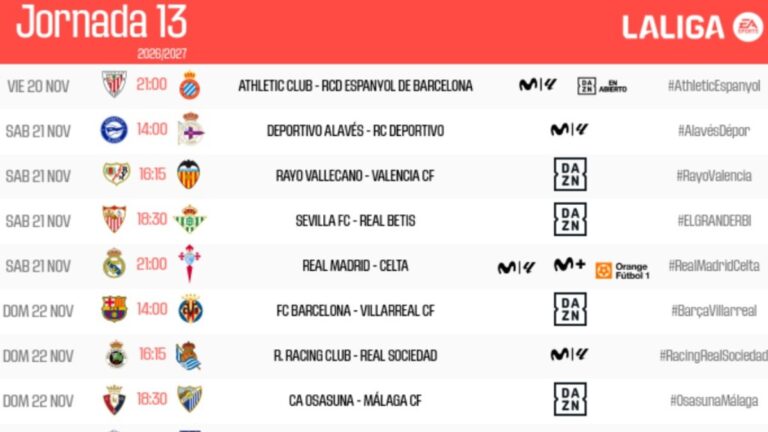 El Espanyol jugará en viernes ante el Athletic Club de Bilbao