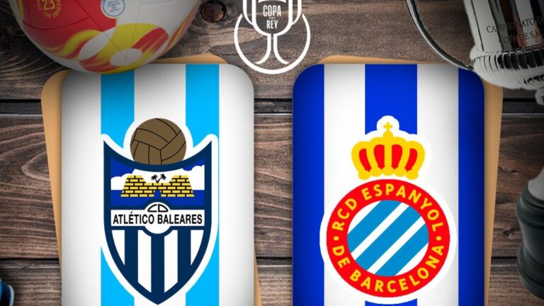 Cartel de la segunda eliminatoria de la Copa del Rey: Atlético Baleares - Espanyol