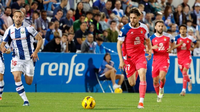 Jofre Carreras fue titular en el CD Leganés - Espanyol de la temporada pasada