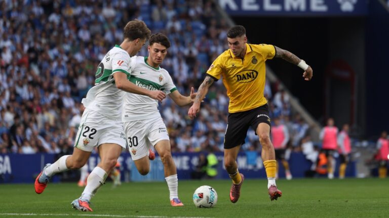 Horario y dónde ver el Espanyol – Elche CF de la jornada 7 de LaLiga EA Sports 2026-27 Roberto Fernández, en el Espanyol - Elche CF de la temporada pasada