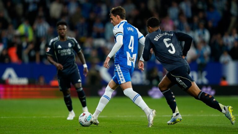 Urko González de Zárate, en el Espanyol - Real Madrid de la temporada pasada