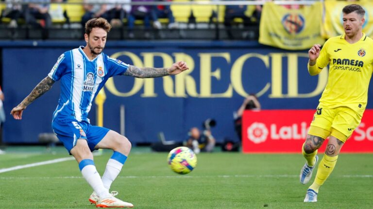 Fernando Calero, en el último Villarreal CF - Espanyol de La Cerámica