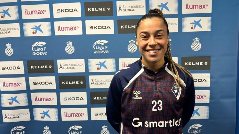 Iara Lacosta, después del Espanyol Femenino 2-0 SD Eibar