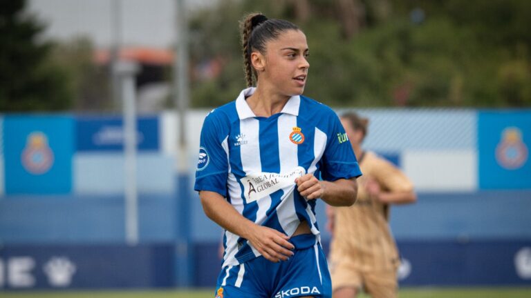 Iara Lacosta, en el Espanyol Femenino - SD Eibar