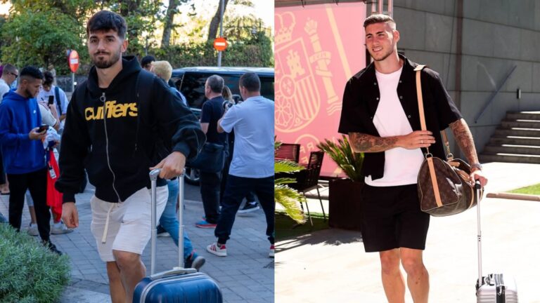 Roberto Fernández y Javi Hernández cambian al chip a internacionales Javi Hernández y Roberto Fernández, internacionales con España representando al Espanyol