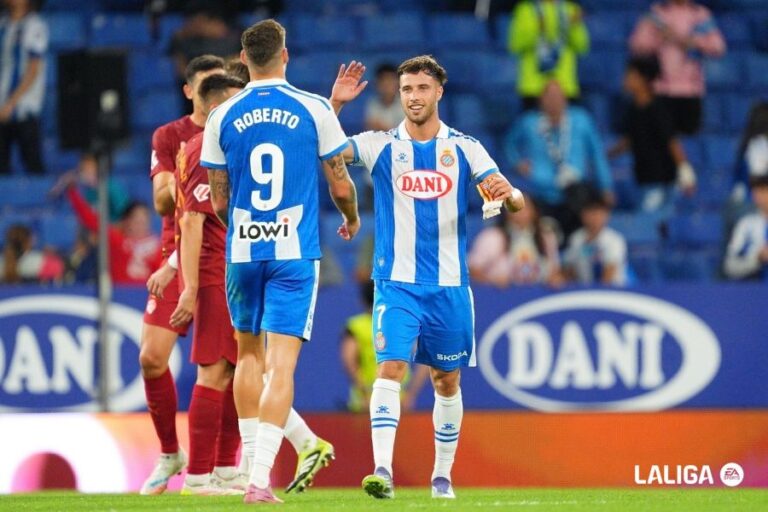 Javi Puado volvió a marcar con el Espanyol ante el Valencia CF