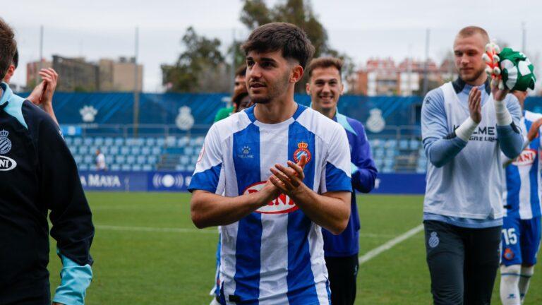 Javi Hernández, jugador del Espanyol B