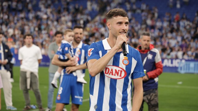 Javi Puado está feliz en el Espanyol