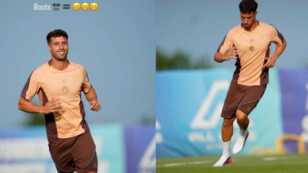 Javi Puado entra en una fase importante de su recuperación 1 Javi Puado entrena en Torremirona