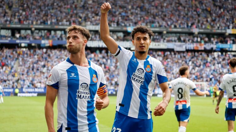 Javi Puado y Omar El Hilali están llamados a ser importantes con el Espanyol en Primera división