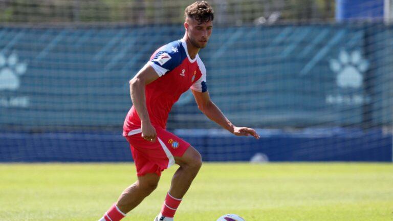 Javi Puado formó parte de la plantilla que clasificó al Espanyol para la Europa League