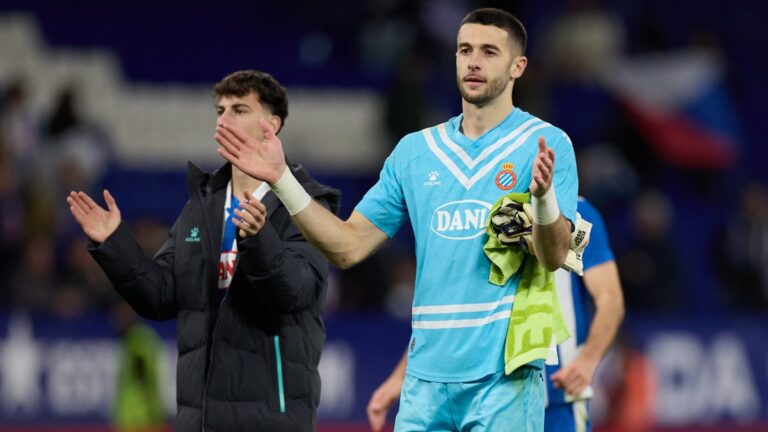 Joan Garcia fue clave en el Espanyol - Real Valladolid