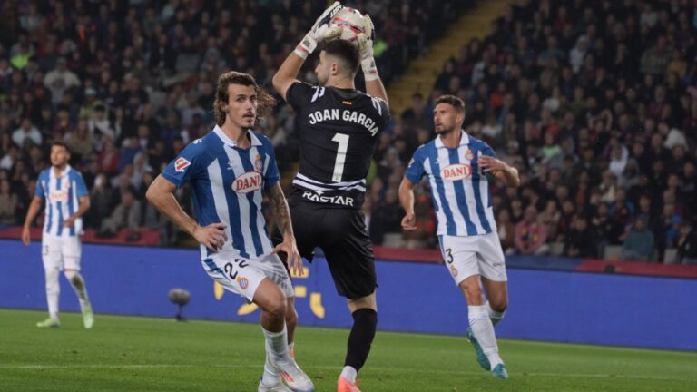 Joan Garcia fue autocrítico después del derbi