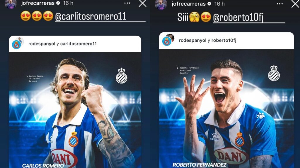 Jofre Carreras da la bienvenida a Carlos Romero y Roberto Fernández 1 Jofre Carreras se muestra feliz por los fichajes de Carlos Romero y Roberto Fernández