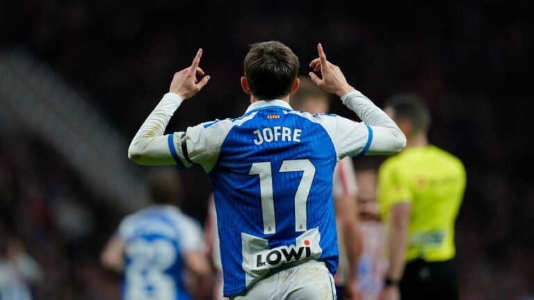 Jofre Carreras marca un gol en el Atlético de Madrid - Espanyol