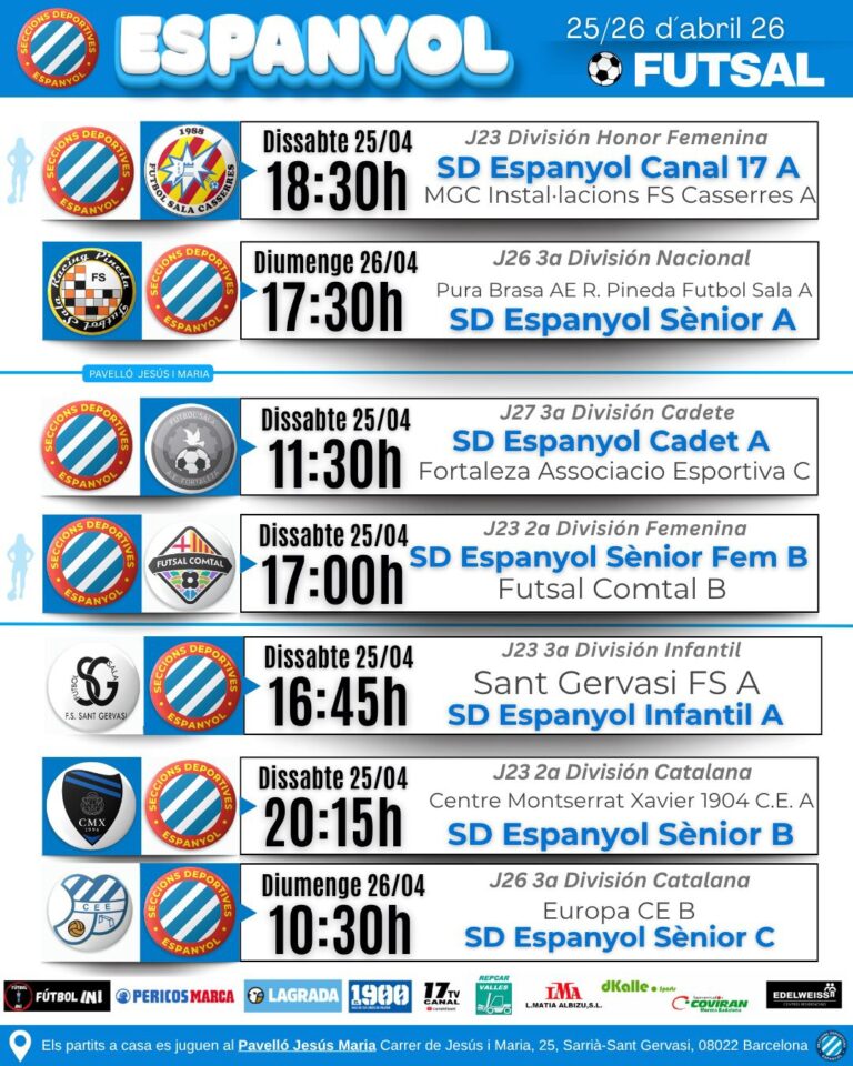 fútbol sala sd espanyol