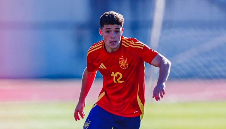 José Ángel López volvió a jugar con la Selección española